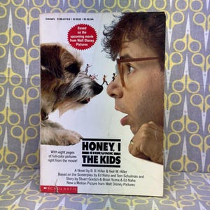 Honey I Shrunk the Kids by Bonnie Hiller and Neil Hiller paperback book vintage movie tie-in