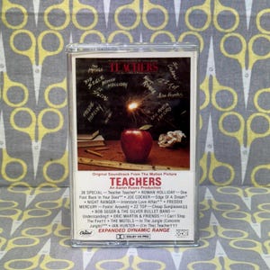 Teachers Original Soundtrack by Various Artists Cassette Tape Vintage Music Movie Soundtrack