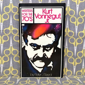 Kurt Vonnegut Jr Writers for the Seventies, de Peter J Reed, livro de bolso vintage