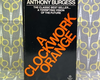 A Clockwork Orange by Anthony Burgess paperback book vintage