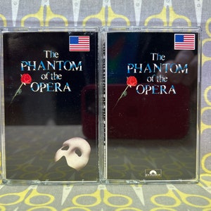 The Phantom of the Opera Original Cast by Andrew Lloyd Webber Cassette Tape Double Album Soundtrack 1987