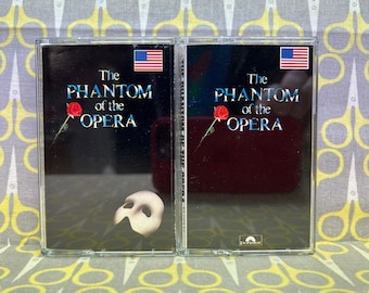 The Phantom of the Opera Original Cast by Andrew Lloyd Webber Cassette Tape Double Album Soundtrack 1987