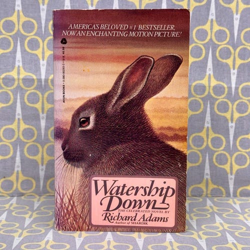 Watership Down by Richard Adams — Vintage Paperback Book - Etsy