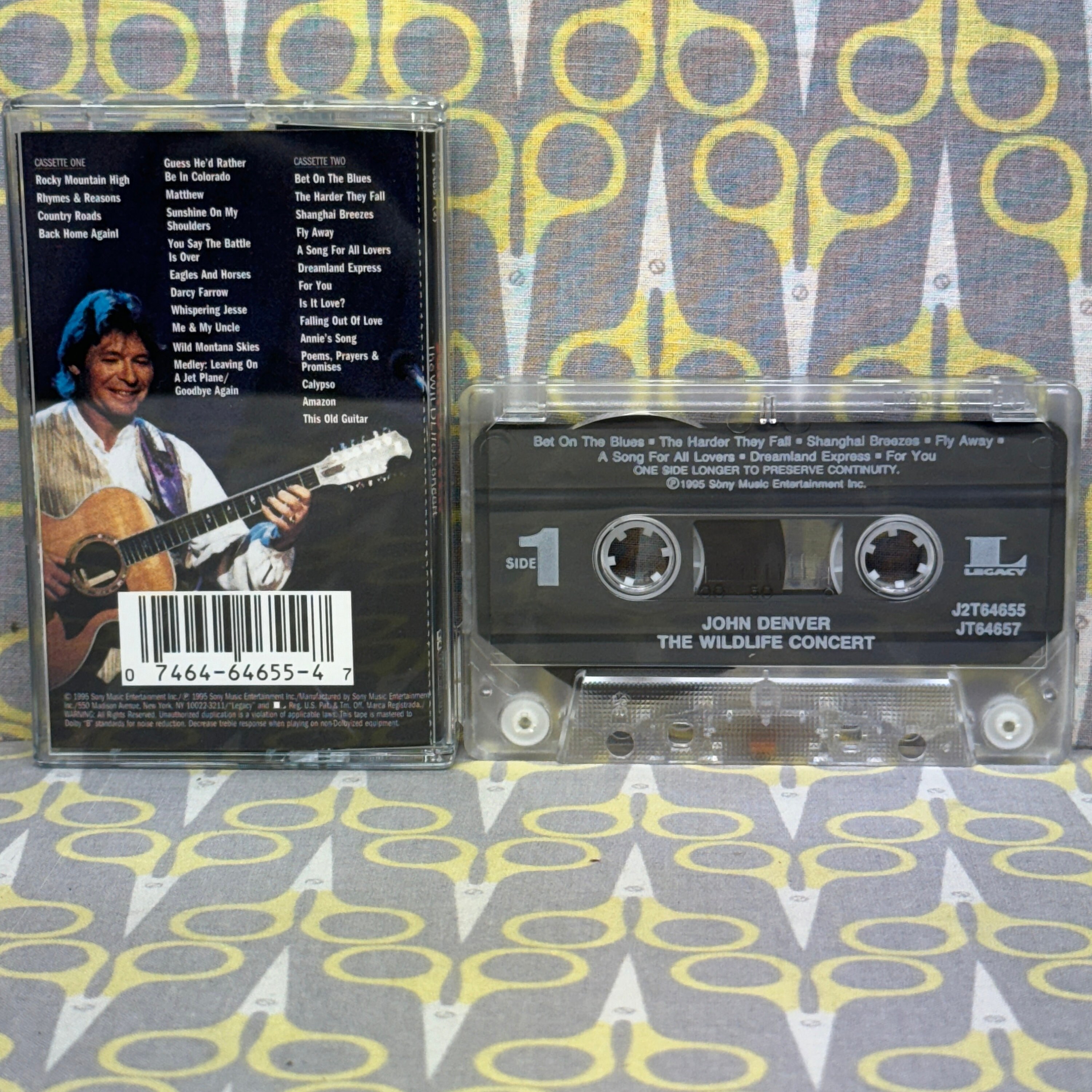 The Wildlife Concert by John Denver Cassette Tape Vintage