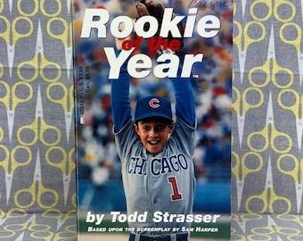 Novato del año de Todd Strasser Libro de bolsillo Película vinculada en novelización Vintage