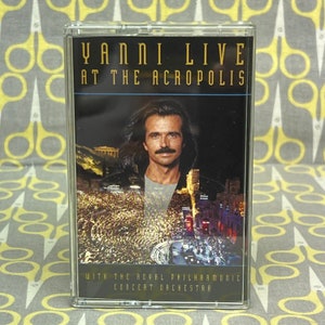 Live At The Acropolis by Yanni With The Royal Philharmonic Concert Orchestra Cassette Tape Vintage Music