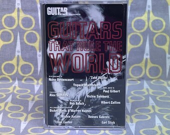 Guitars That Rule The World by Various Artists Cassette Tape Vintage Music