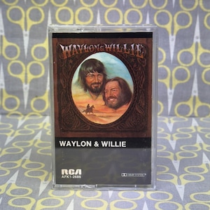 Waylon and Willie by Waylon Jennings and Willie Nelson Cassette Tape Vintage Music