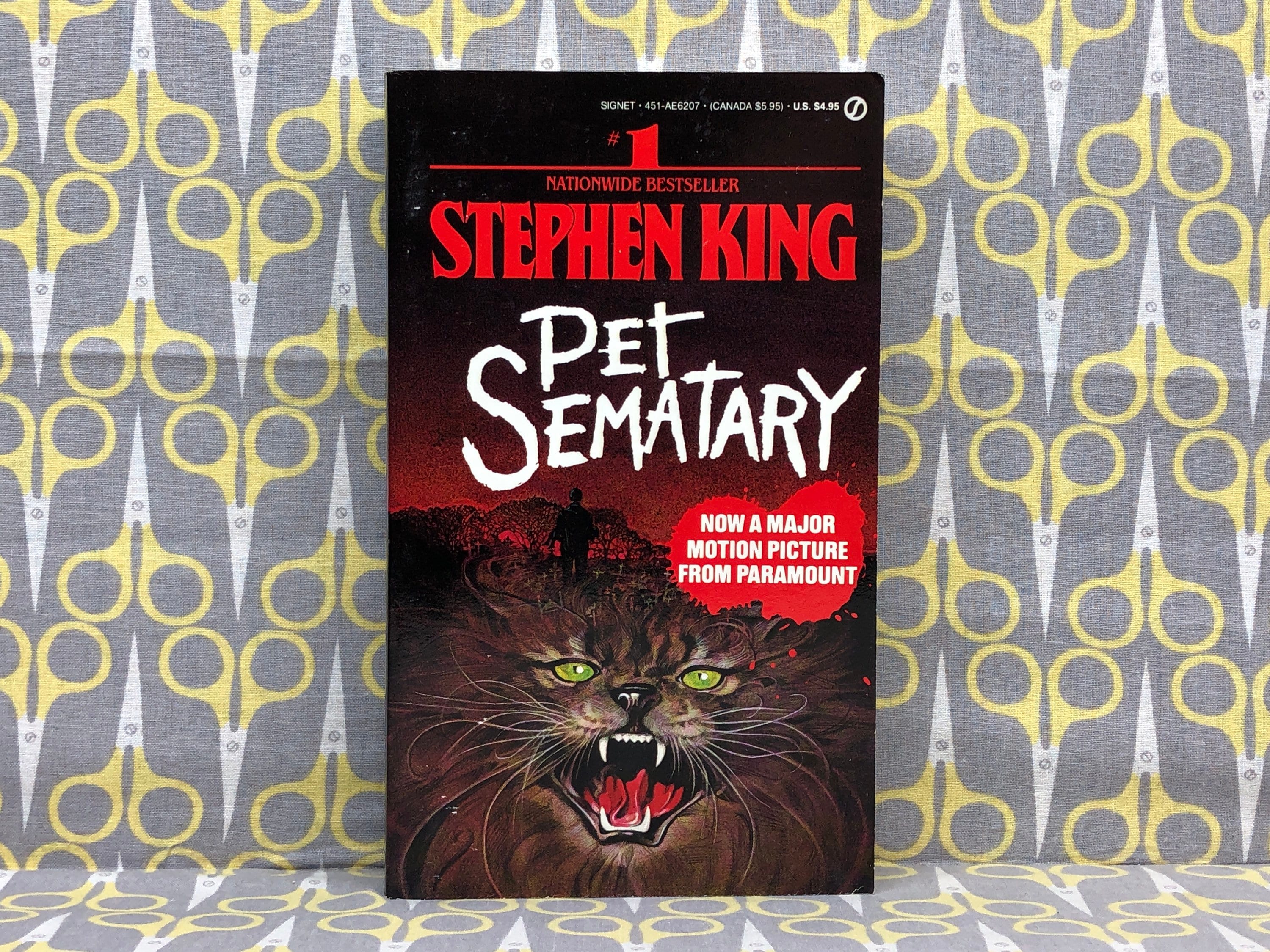 Pet Sematary by Stephen King Paperback Book horror | Etsy