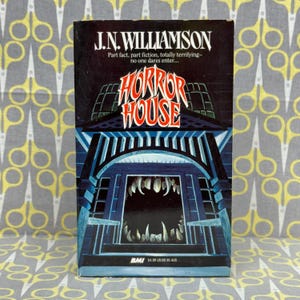 Horrorhuis van J.N. Williamson paperback vintage boek