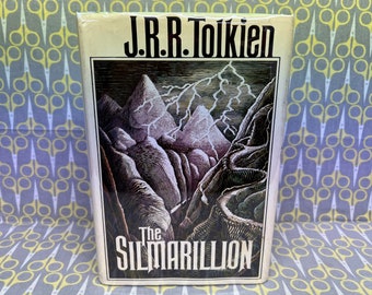 The Silmarillion by JRR Tolkien hardcover book Hardcover Dust Jacket