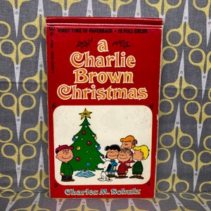 A Charlie Brown Christmas by Charles M. Schulz paperback book vintage Perma-Bound
