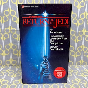 Star Wars Return of the Jedi by James Kahn paperback book vintage Movie Tie in