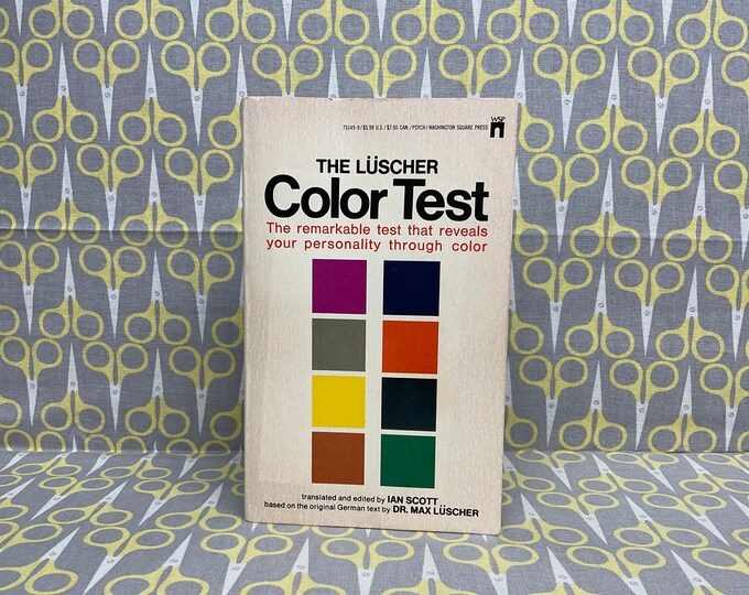 Luscher Color Test by Dr Max Luscher and Ian Scott Paperback Book