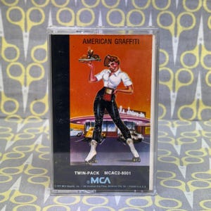 American Graffiti 41 Original Hits From The Soundtrack Cassette Tape Vintage Music
