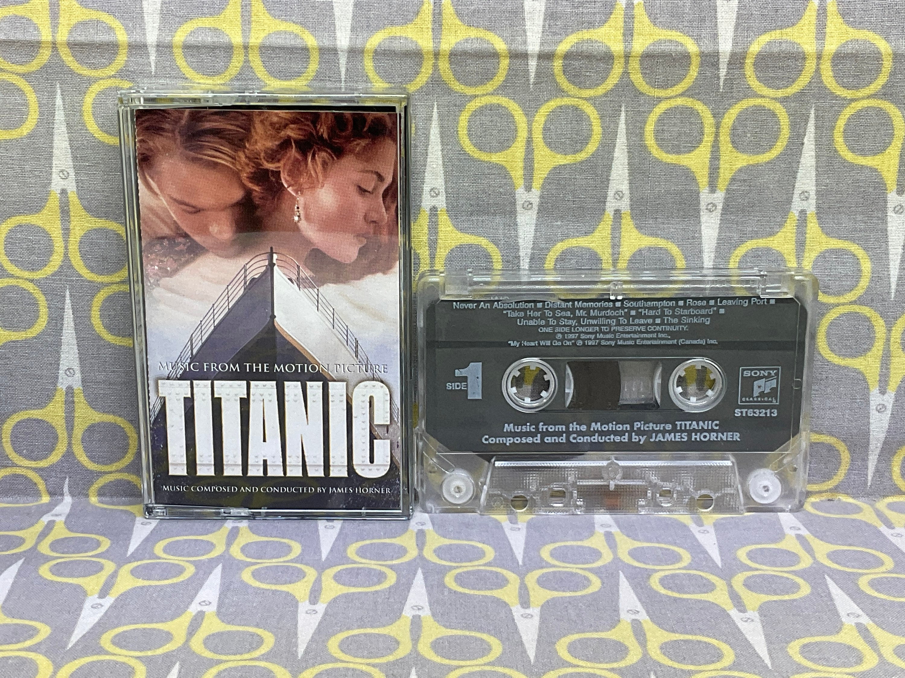 Titanic Music From the Motion Picture by James Horner Cassette - Etsy  Denmark