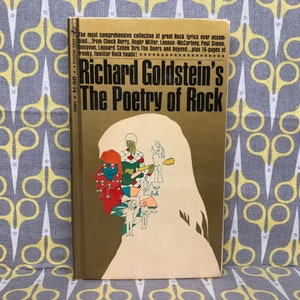 Poezja rocka Richarda Goldsteina książka w miękkiej oprawie vintage