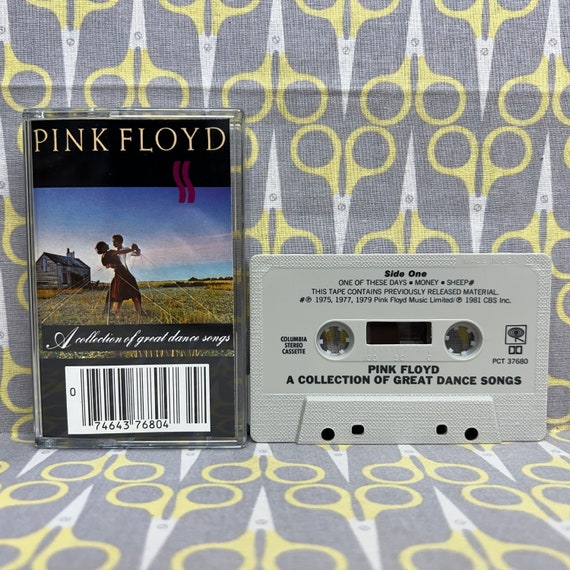 A Collection of Great Dance Songs by Pink Floyd Cassette Tape Vintage Music  
