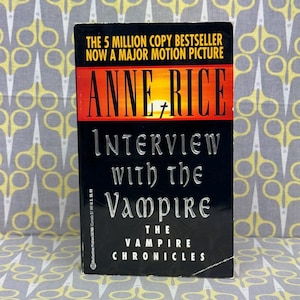 Interview with the Vampire by Anne Rice paperback book Dracula vintage