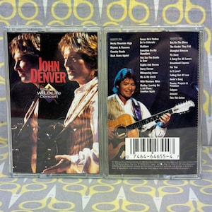 El concierto de vida silvestre de John Denver Cassette Tape Vintage Music