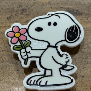 Bogg bag charm snoopy inspired