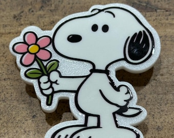 Bogg bag charm snoopy inspired