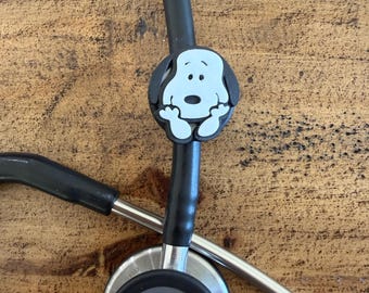 Stethoscope Charm – Cute Healthcare Accessory - cute dog