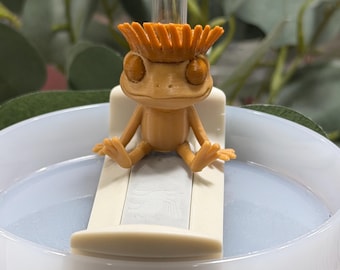 Coquí con Pava – Puerto Rican Straw Buddy | 3D Printed Straw Topper