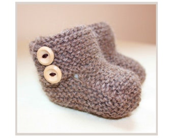 PDF Tutti Baby Booties Knitting Pattern - Permission to Sell Finished Products