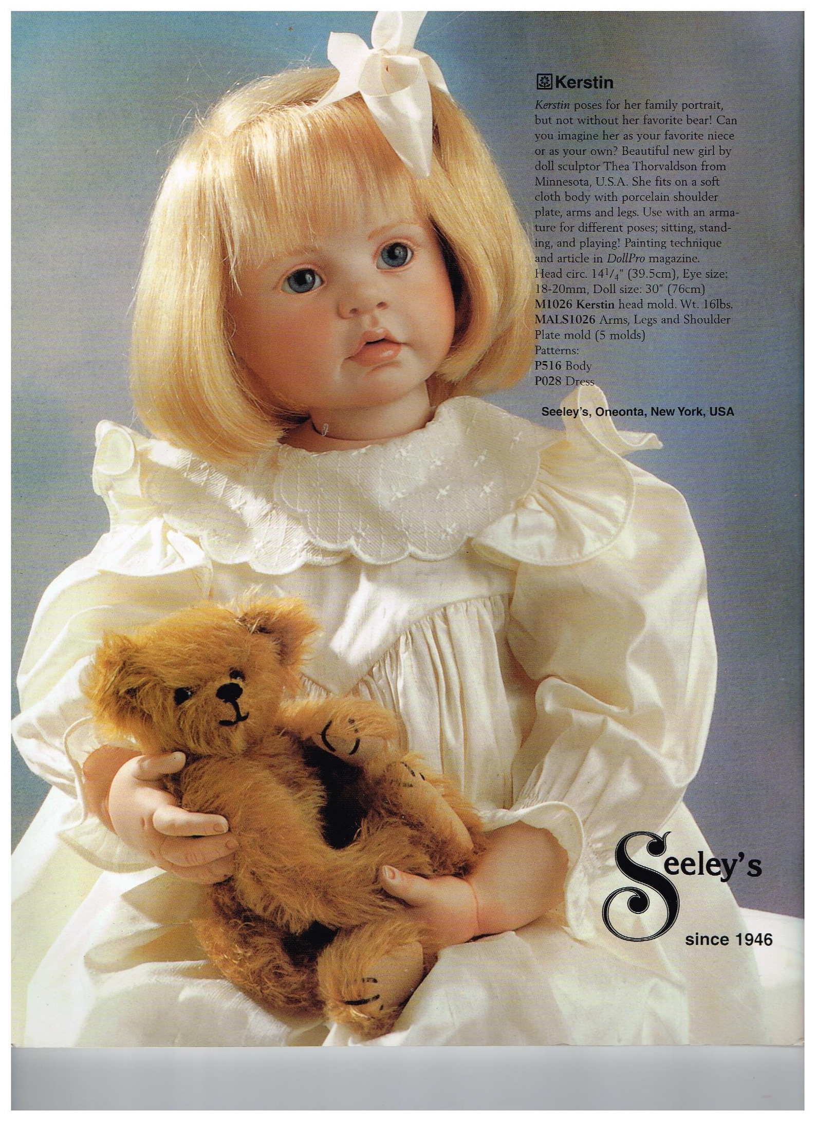 Seeley's Catalog And Guide For Dollmakers Paperback 1998 Etsy