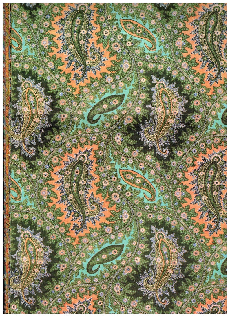 Luxery Giftwrap Craft Scrapping Paper Paisley Designs The Museum Scotland