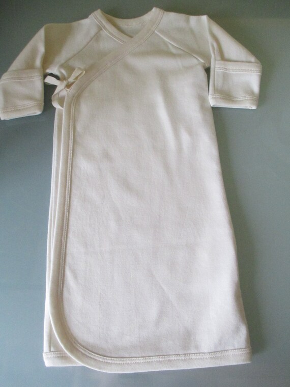 organic newborn gown