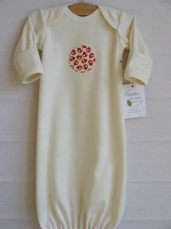 organic baby sleep gowns