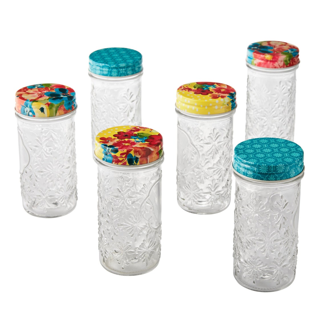 New Pioneer Woman Wildflower Whimsy Spice Rack & Jar Set Etsy