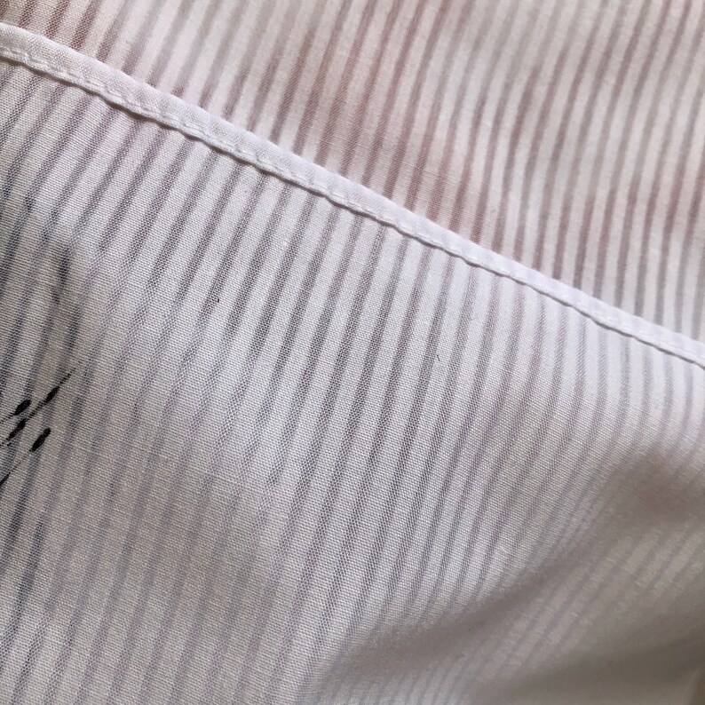 Screen Printed Lightweight White Cotton Summer Scarf  Boho image 7