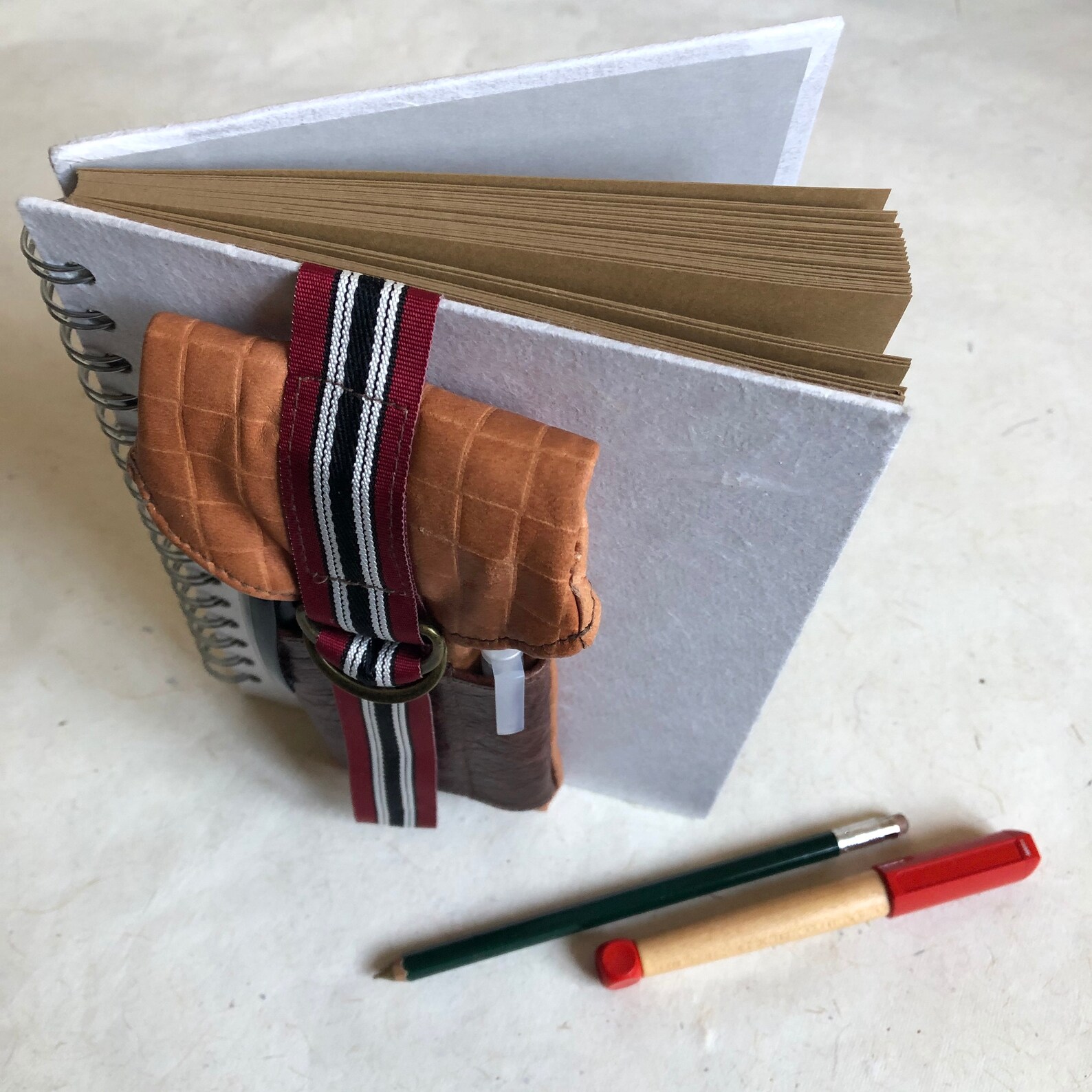 Sketchbook Pencil Case Gift Set EcoPaper Notebook Journal Etsy