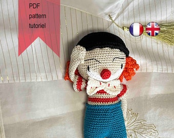 crochet pattern little clown PIPO  a special gift for special events !