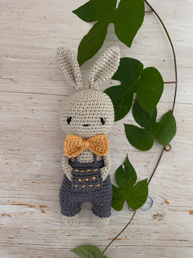 LEO Crochet KIT DIY Crochet Your Bunny Rattle Yourself Etsy