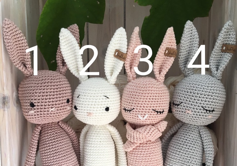 crochet Bunny LUCKY, a crochet toy for a newborn or child gift, newborn photo prop or photo session light brown 257