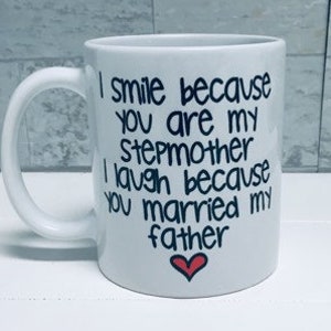 Stepmom, Stepmother, Stepmom Gifts, Gifts for Stepmoms, Stepmom Coffee Mug, Stepmom Christmas Gift, Personalized Stepmom Mugfast Shipping