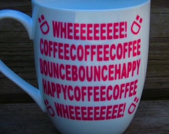 Funny coffee mug for coffee lovers, i love coffee coffee makes me hyper, coffee happyfast Shipping