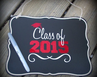 Personalized guest Autograph graduation sign. Signature Graduation sign, Sign-able Graduation signFast Shipping