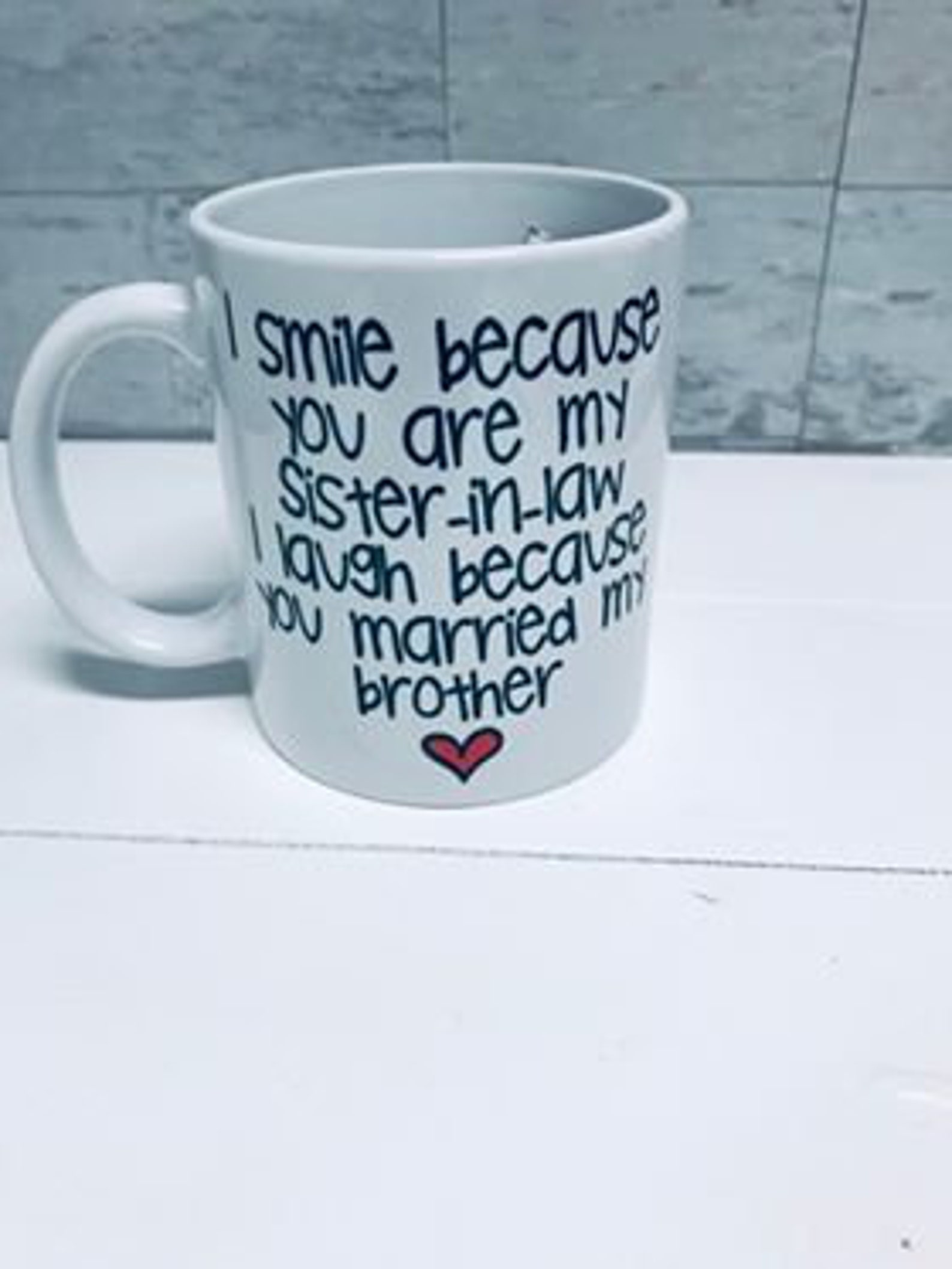 Sister in Law Sister in Law Gift Sister in Law Mug Sister Etsy UK