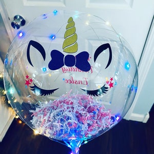 Unicorn balloon kit, unicorn birthday balloon kit, birthday balloon kit, unicorn lover, unicorn birthday, personalized birthday balloon, kit
