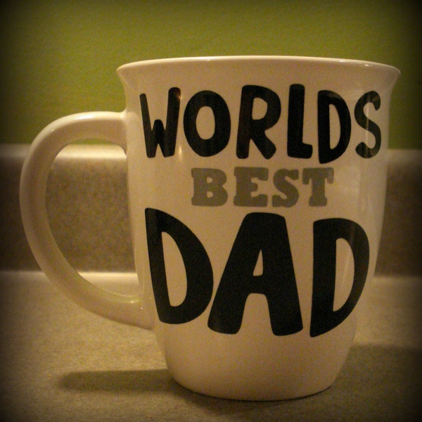 Worlds Best Dad or Worlds Best Grandpa Personalized Fathers Day Gift Customizable to say any title (Papaw, Daddy, Pa)fast Shipping