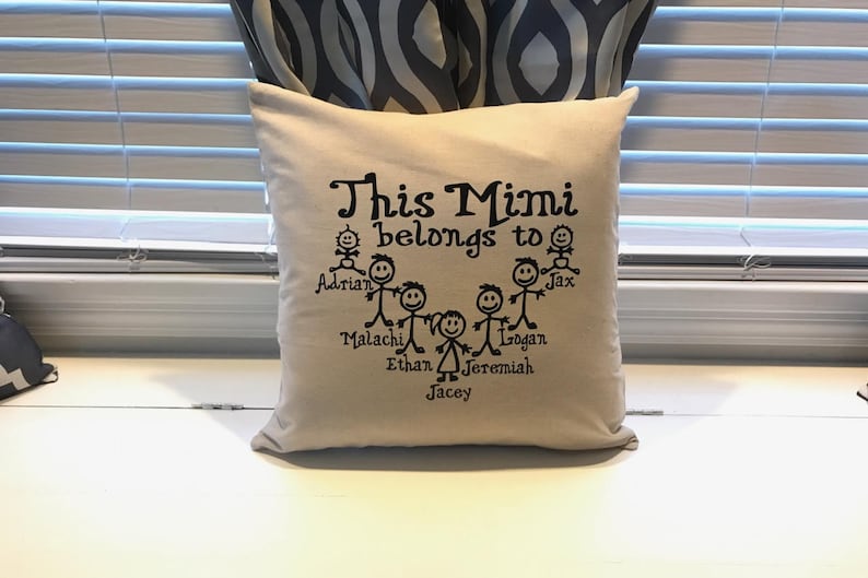 Personalised This Grandma Belongs To Cushion Cover - Mothers Day