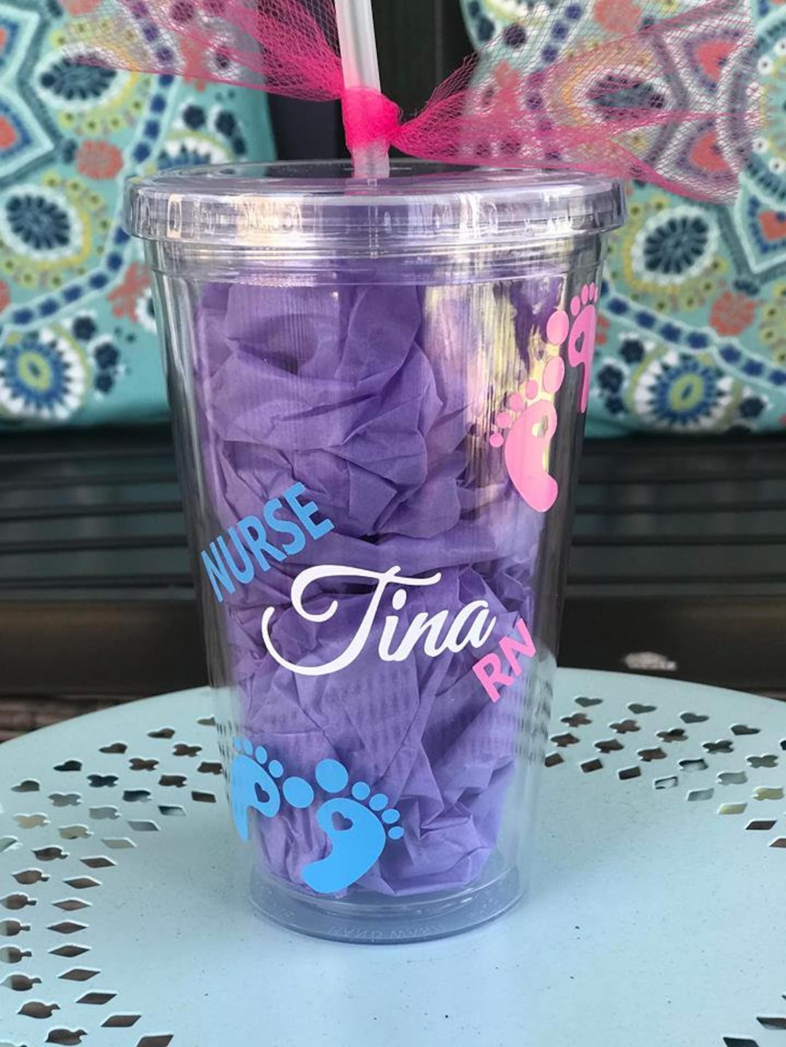 NICU Nurse Tumbler Personalized NICU Gift Picu Nurse Etsy