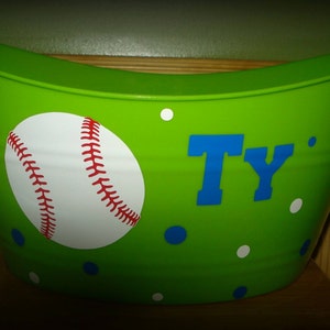 Baseball Easter Basket, Personalized Easter Basket, Personalized Basket, Easter Basket, Baseball Basketfast Shipping image 1