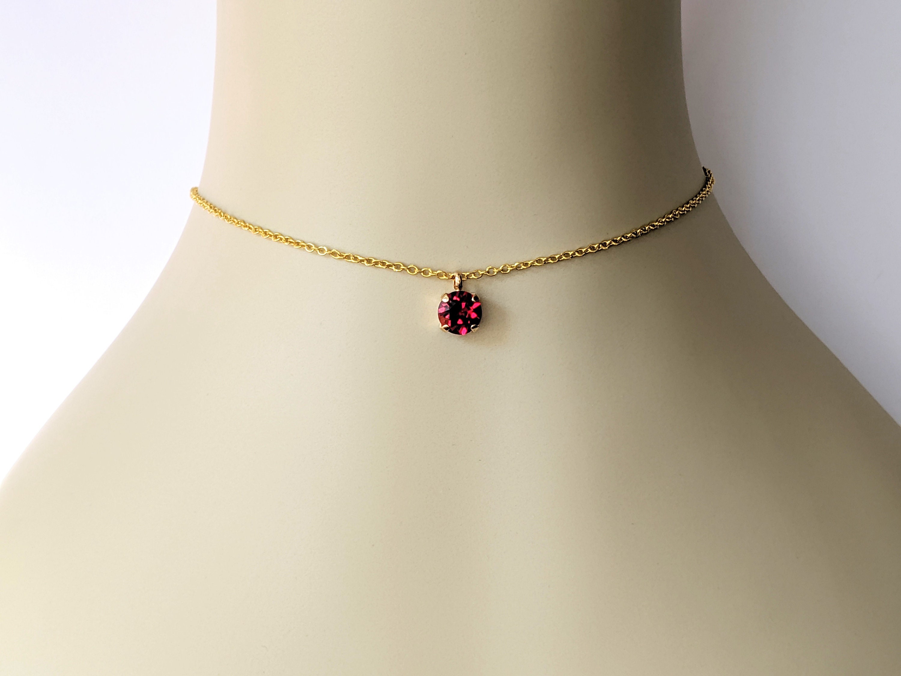 Diamond and Ruby Choker Necklace and Pendant Earrings - Moussaieff |  Moussaieff