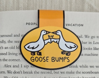 Goose Magnetic Bookmark: Bookish Library Gift